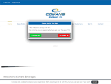 Tablet Screenshot of comans.ie